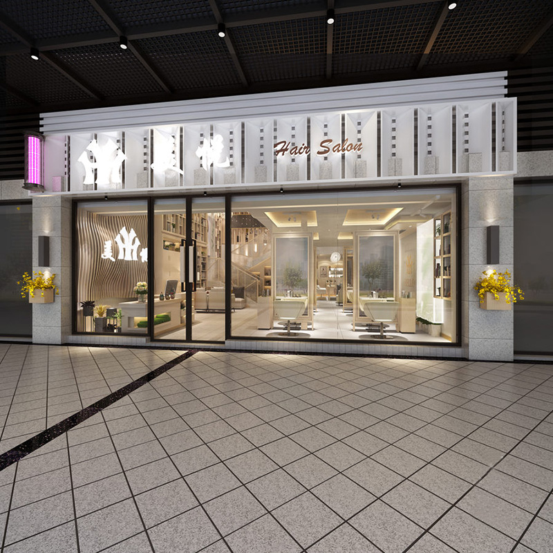 杭州美悅理發(fā)店裝修設(shè)計案例